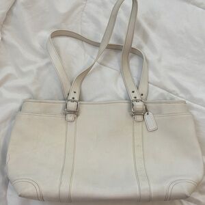 Elegant Cream coach Bag